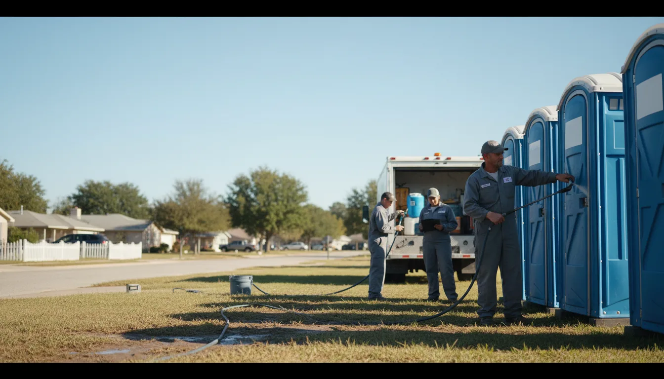 Long-Term Portable Toilet Rental in Harleton, TX near me